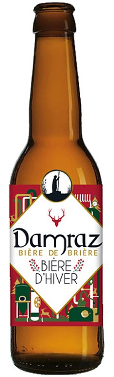 Bouteille de bière Damraz Bière d'Hiver.